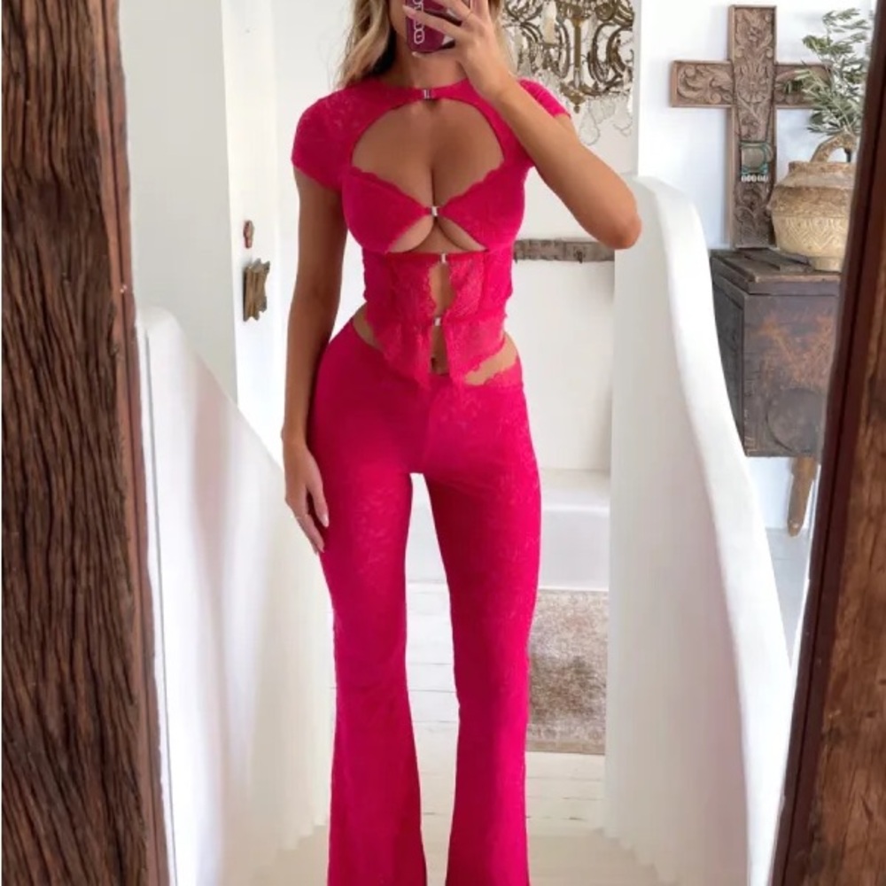 OUTCAST CORA PANTS PINK - XS